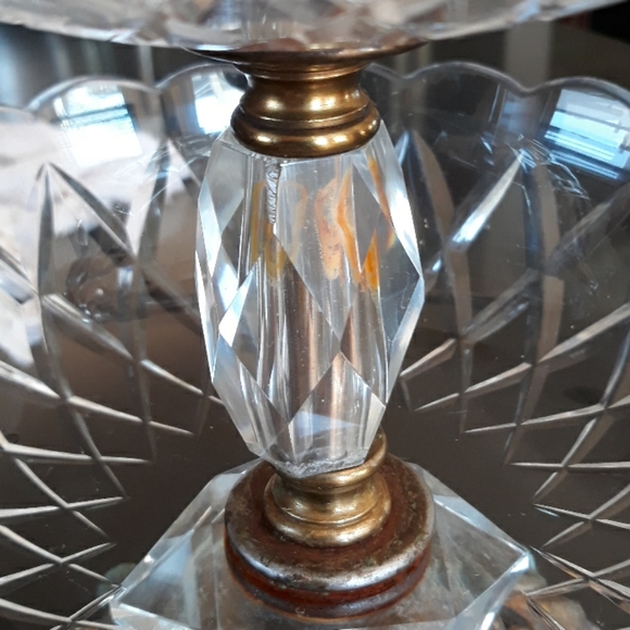 Vintage two tier candy desert display dish - Picture 6 of 12